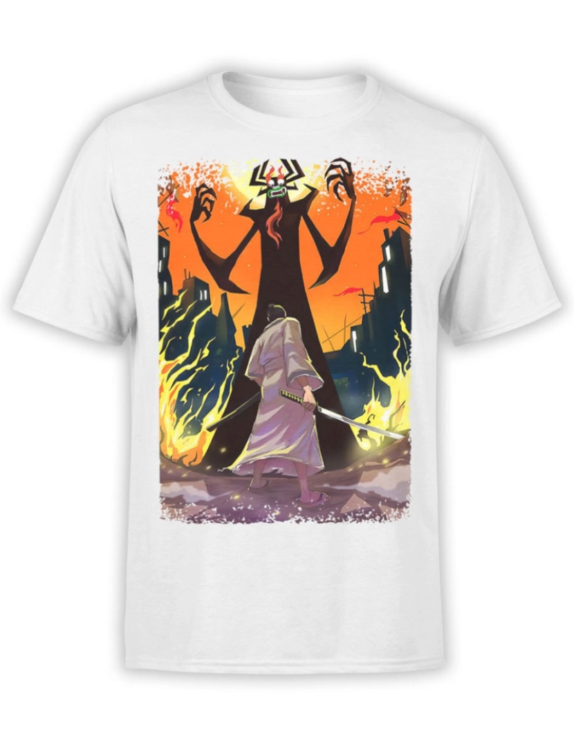 Rockinstone - Camiseta Samurai Jack Inimigo-S