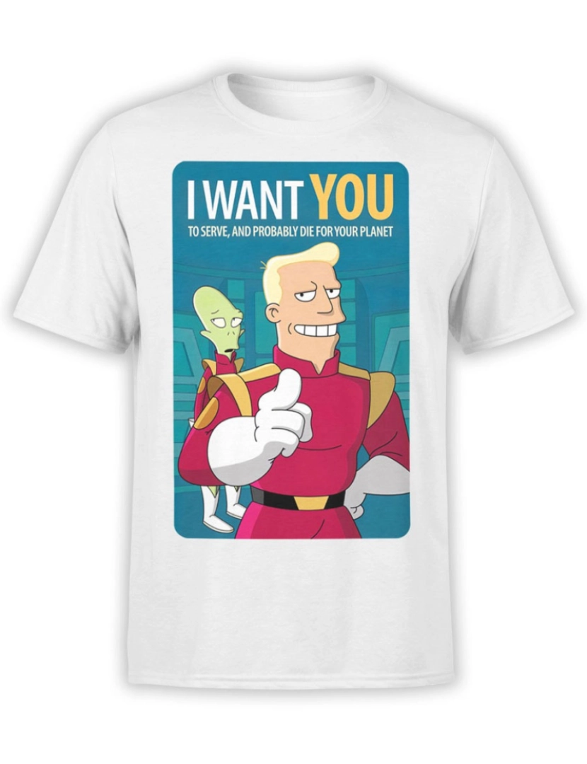 imagem de Camiseta Futurama Eu Quero Você-S1