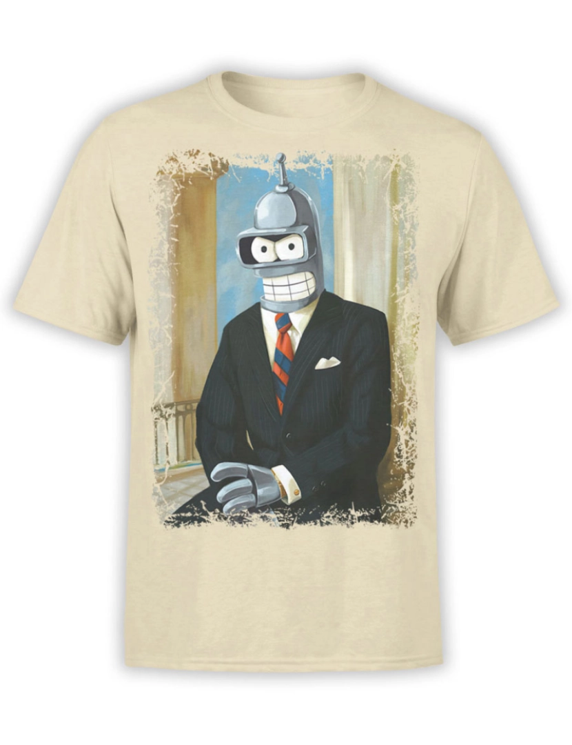 Rockinstone - Camiseta Futurama Mr Bender-S