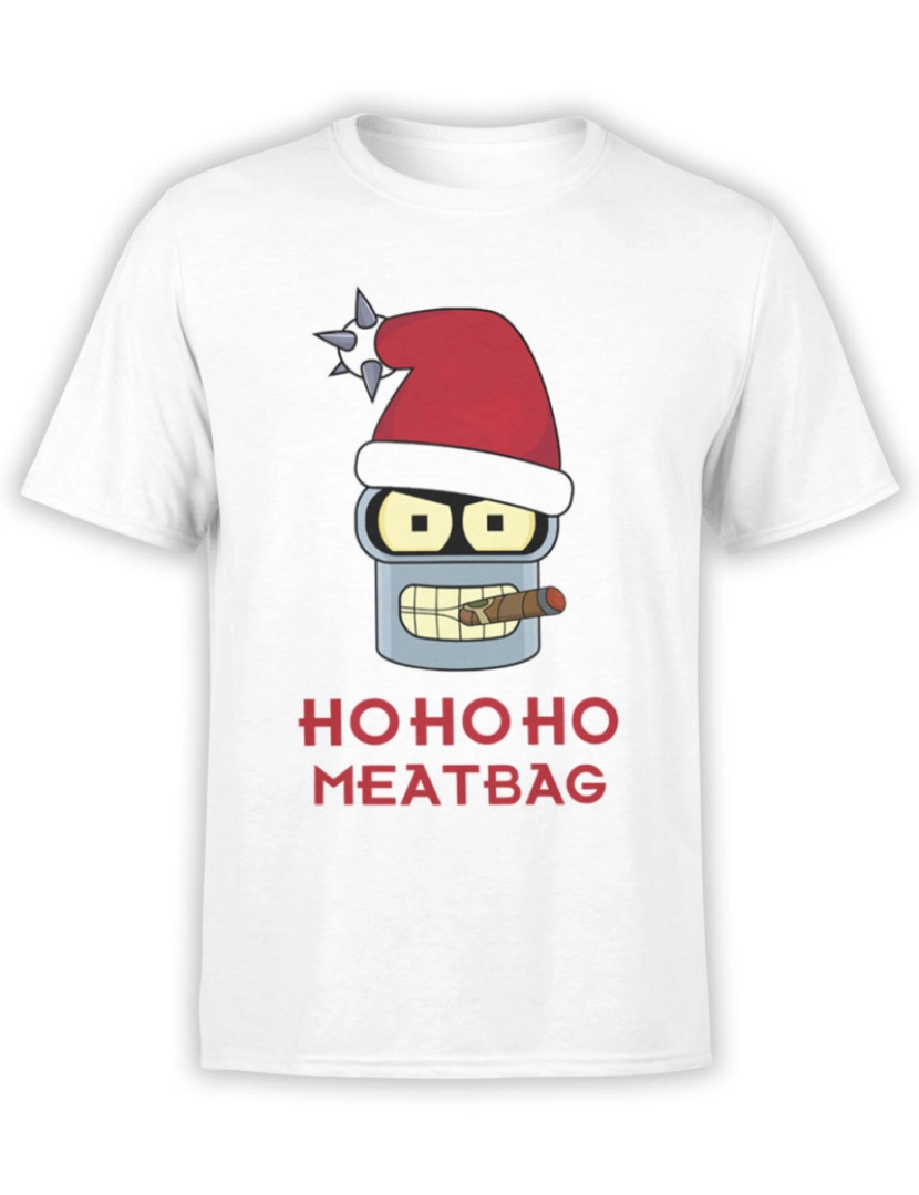 Rockinstone - Camiseta Futurama Ho-ho-ho-S