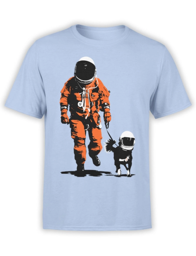 Rockinstone - Camiseta Astro Dog Camiseta NASA-S