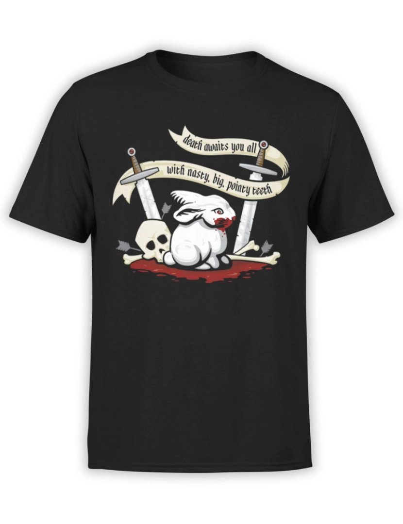 Rockinstone - Camiseta Dentes Pontudos Camiseta Monty Python-S