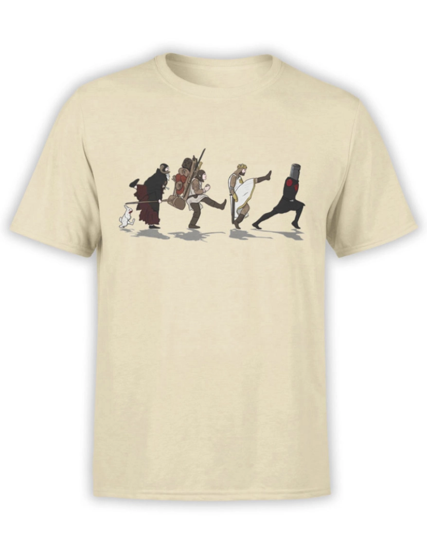 Rockinstone - Camiseta Silly Walks Camiseta Monty Python-S