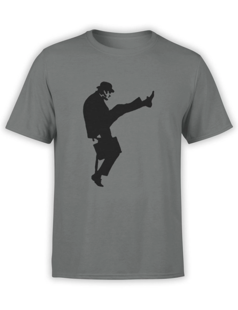 Rockinstone - Camiseta Ministério de Silly Walks Camiseta Monty Python-S