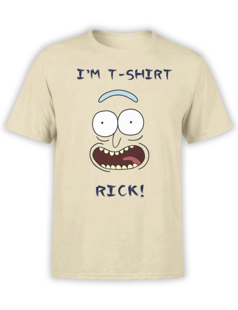 Rockinstone - Eu sou camiseta Rick Camiseta Rick e Morty-S