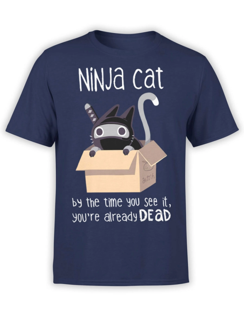 imagem de Camiseta Gato Ninja-S1