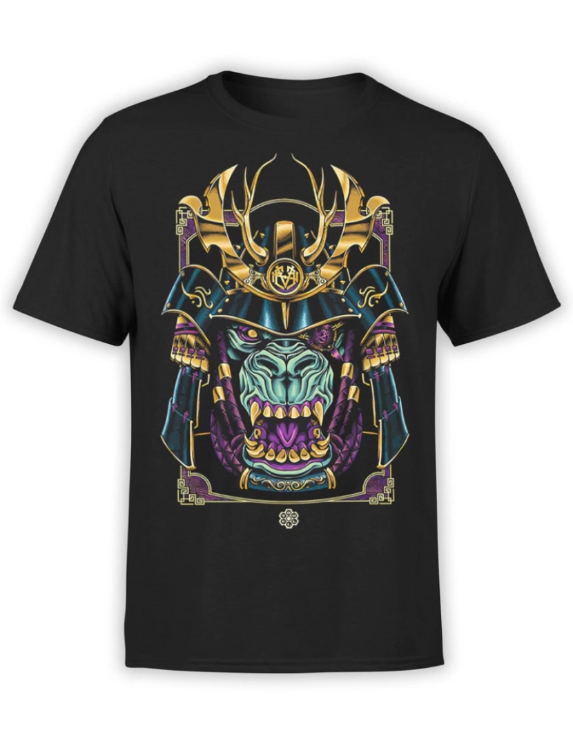 Rockinstone - Camiseta Samurai Monstro-S