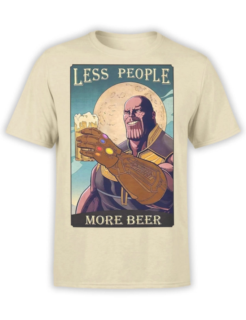 Rockinstone - Camiseta Cerveja Thanos-S