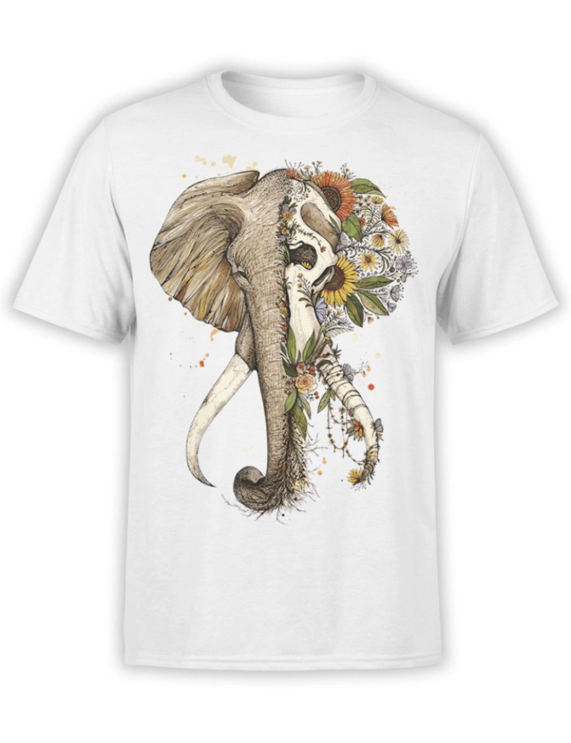 Rockinstone - Camiseta Elefante Místico-S