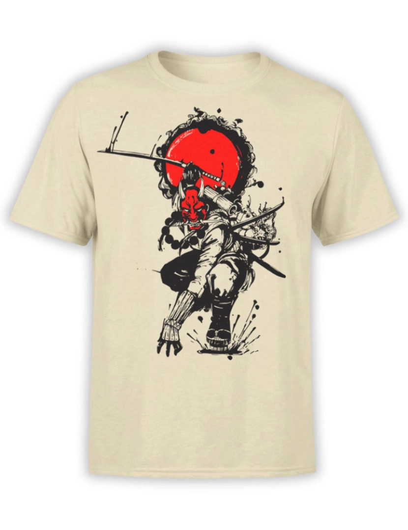 Rockinstone - Camiseta Samurai do Diabo-S