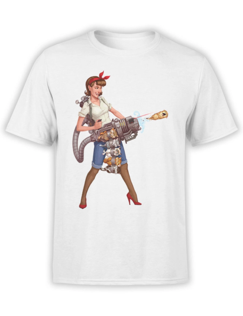 Rockinstone - Camiseta Kittygun-S