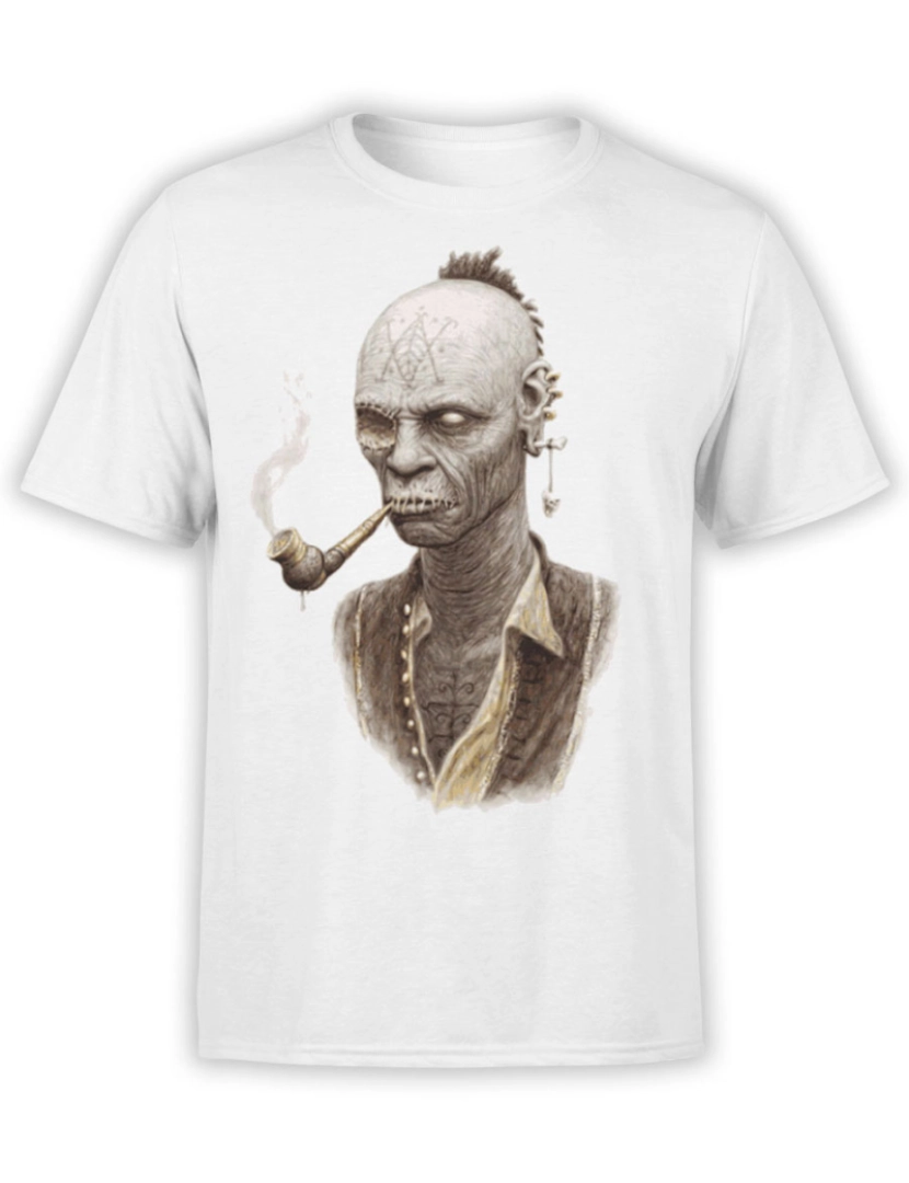 Rockinstone - Camiseta Zumbi Fumando-S