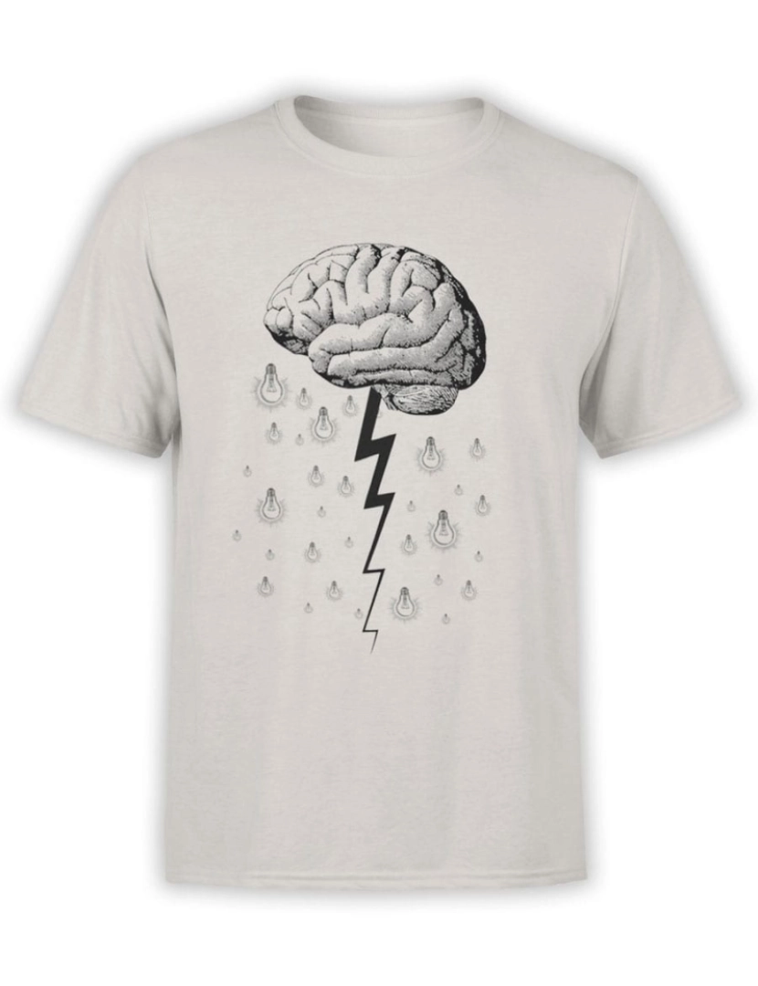 Rockinstone - Camiseta Brainstorm-S