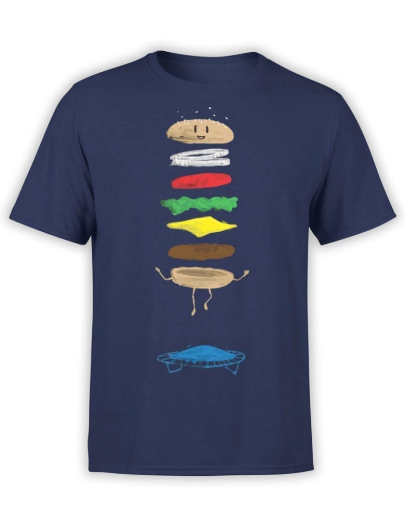 Rockinstone - Camiseta Burger Jump-S