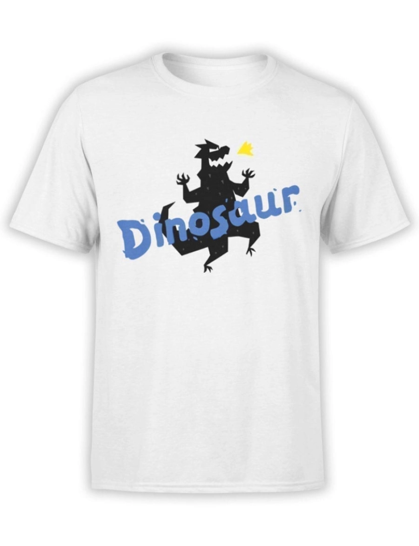 Rockinstone - Camiseta engraçada de dinossauro-S