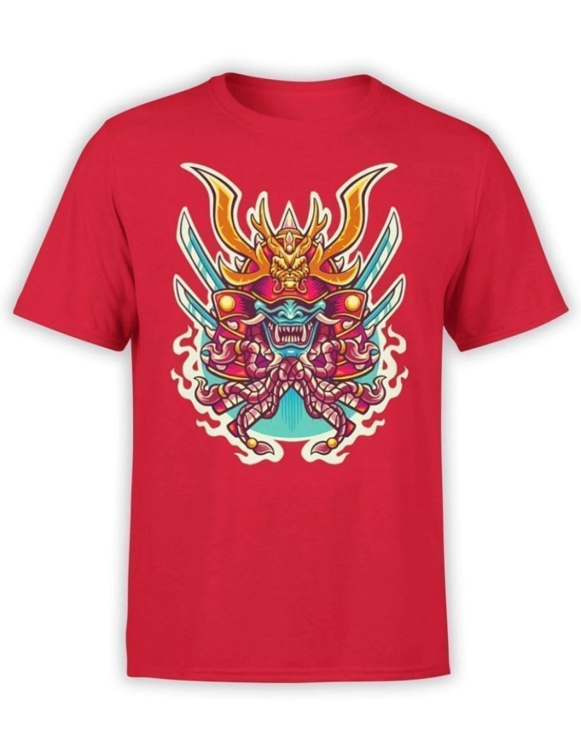 Rockinstone - Camiseta Máscara Samurai-S