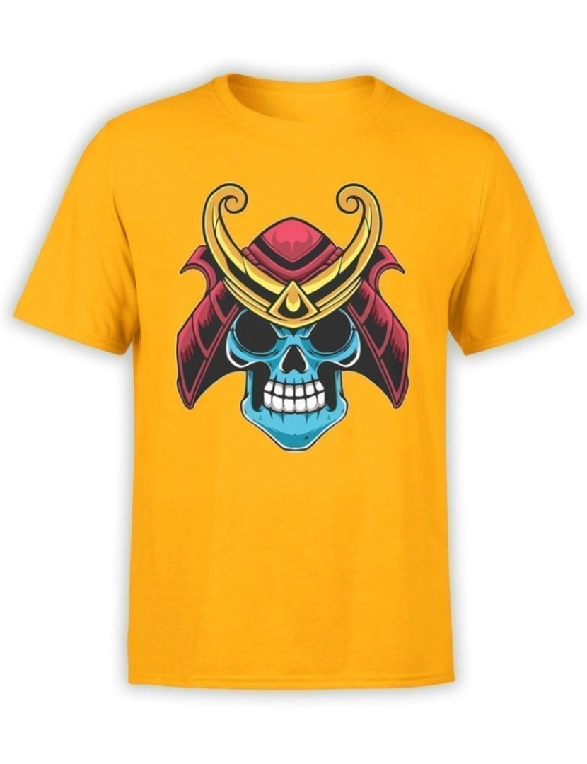 imagem de Camiseta Caveira Samurai-S1