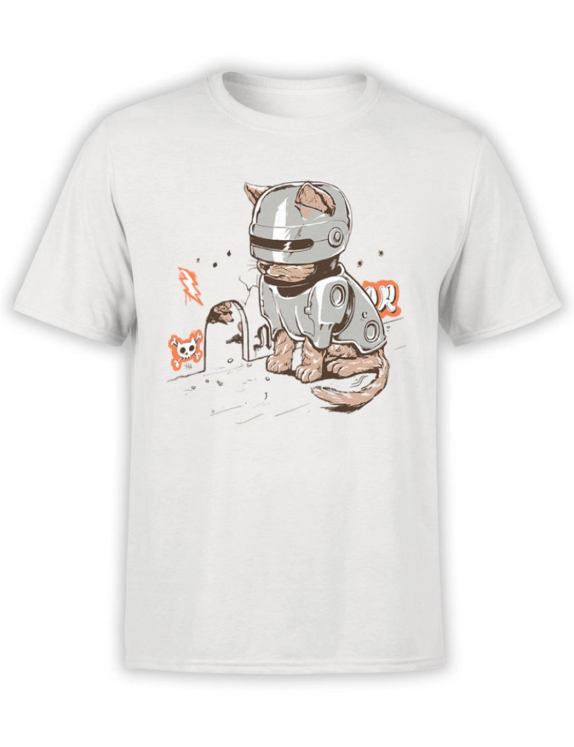 Rockinstone - Camiseta RoboCat-S