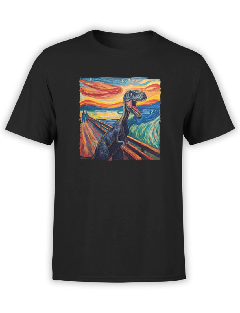 Rockinstone - Camiseta Munch The Roar-S