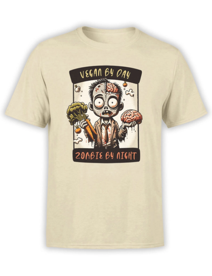 Rockinstone - Camiseta Zumbi Vegano-S