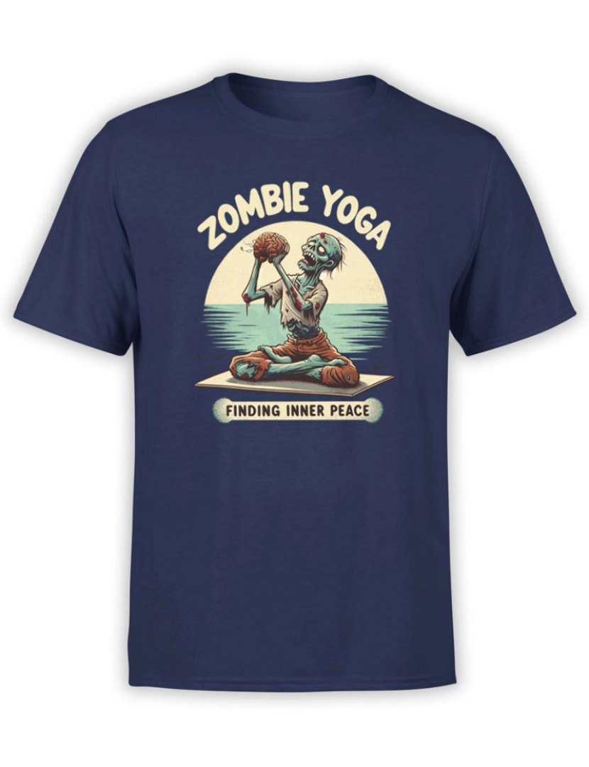 Rockinstone - Camiseta Zumbi Yoga-S