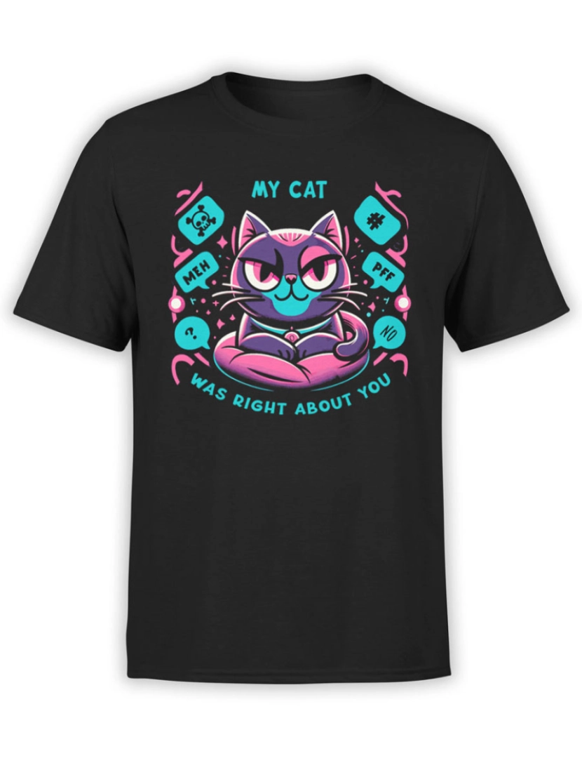 Rockinstone - Camiseta Meu gato estava certo-S