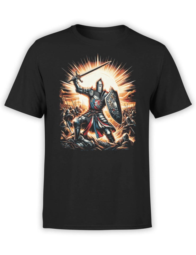 Rockinstone - Camiseta Dawn of Valor Knight-S