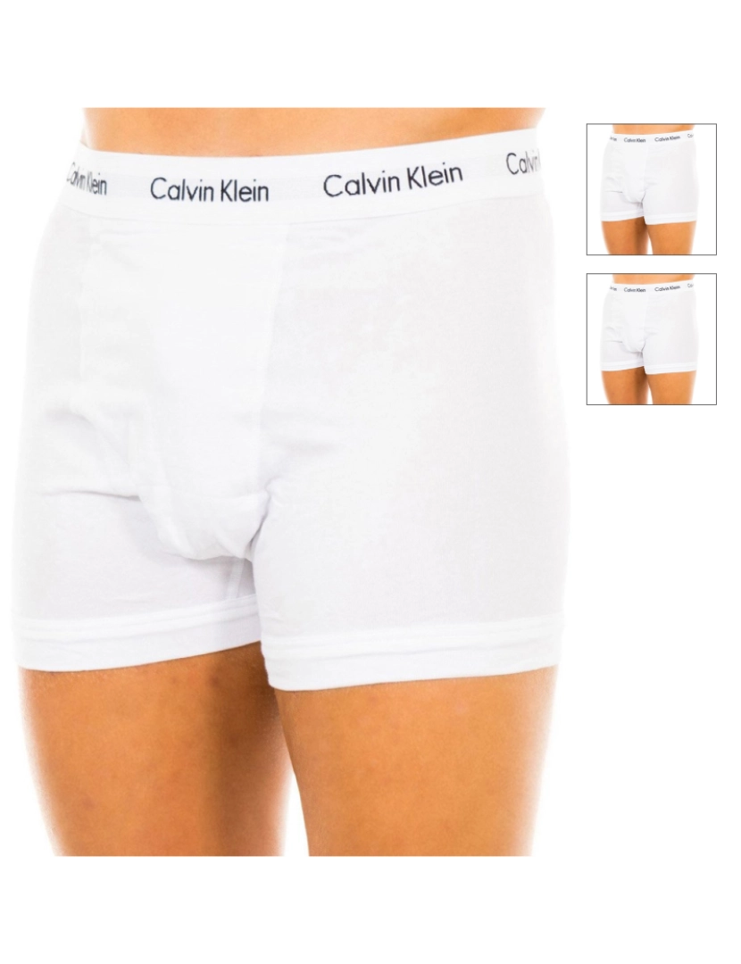 Calvin Klein - Pack-3 Boxers tecido respirável e frente anatômica U2662G masculino