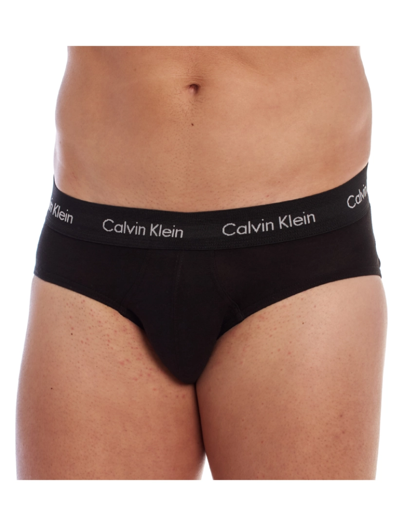 Calvin Klein - Pacote de 5 cuecas de quadril masculinas NB2876A