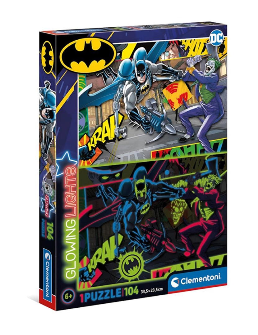 Clementoni - 104 GLOWING - BATMAN 27175