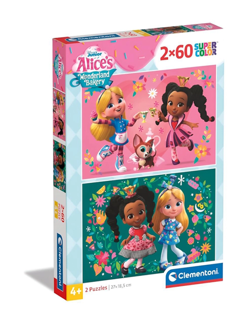 Clementoni - 2X60 DISNEY ALICE BAKERY 24814