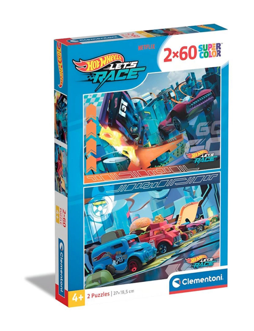 Clementoni - 2X60 HOTWHEELS 24816