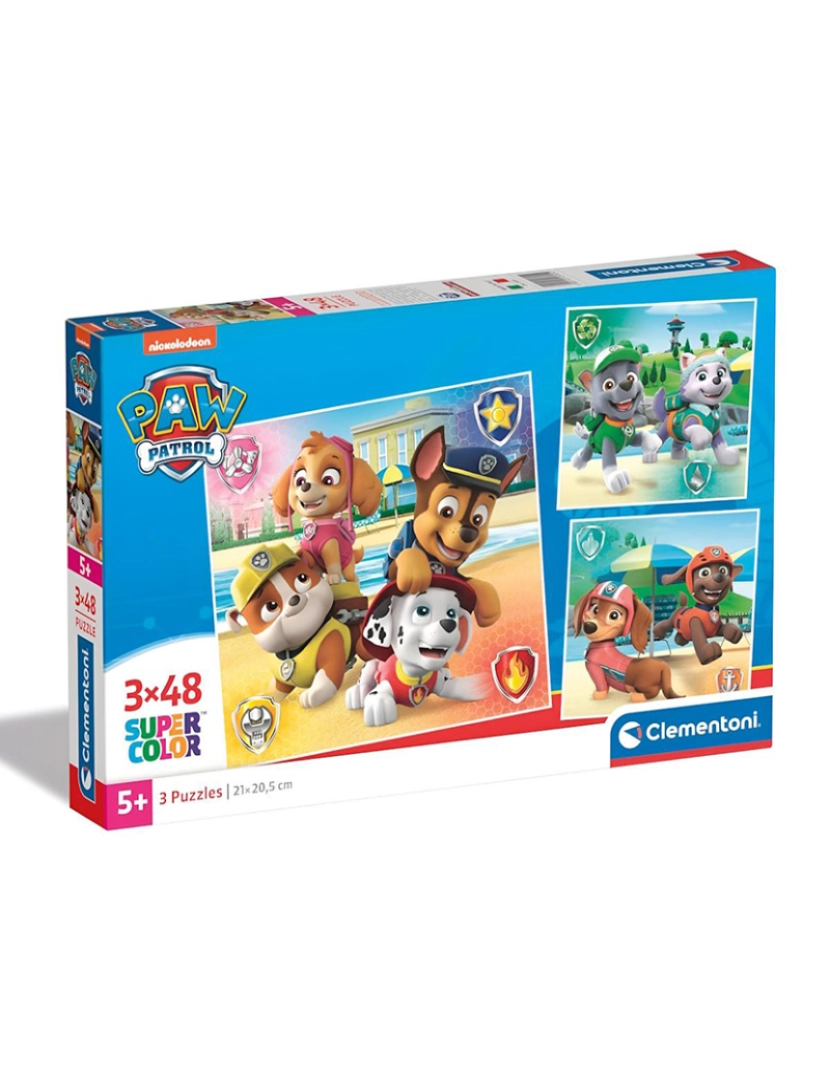 Clementoni - 3X48 PAW PATROL 25301