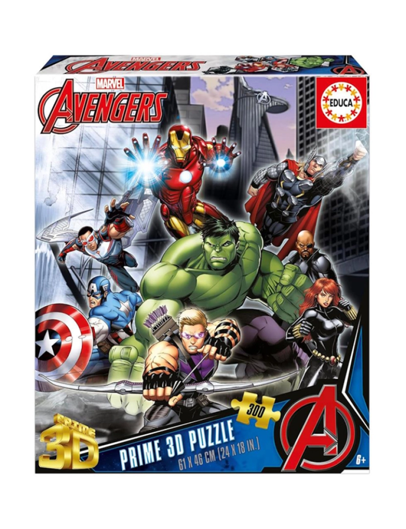 Educa - 300 AVENGERS  3D LENTICULAR 20051