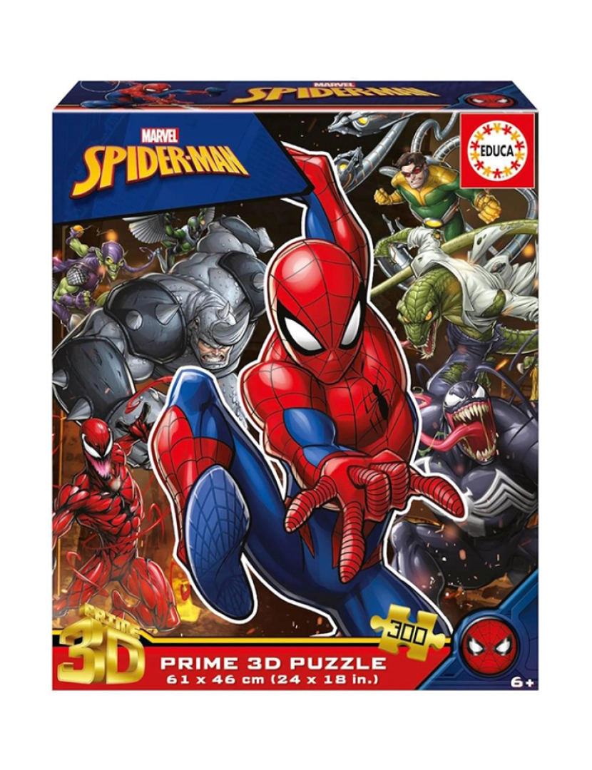 Educa - 300 SPIDER-MAN  3D LENTICULAR 20049