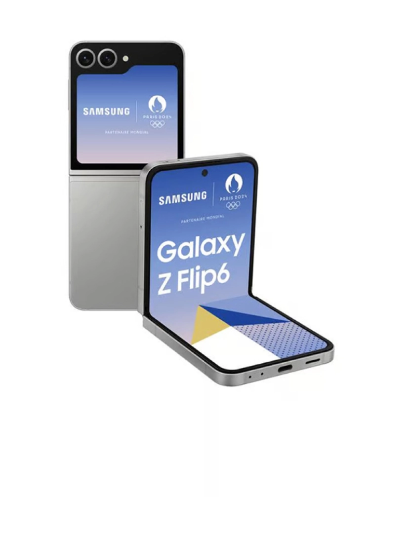 Samsung - Samsung Galaxy Z Flip6 5G 256GB F741B Silver Grau A