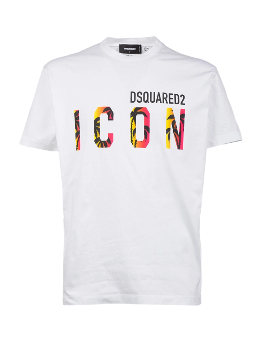 Dsquared2 - T-Shirt de Homem Preto e Branco