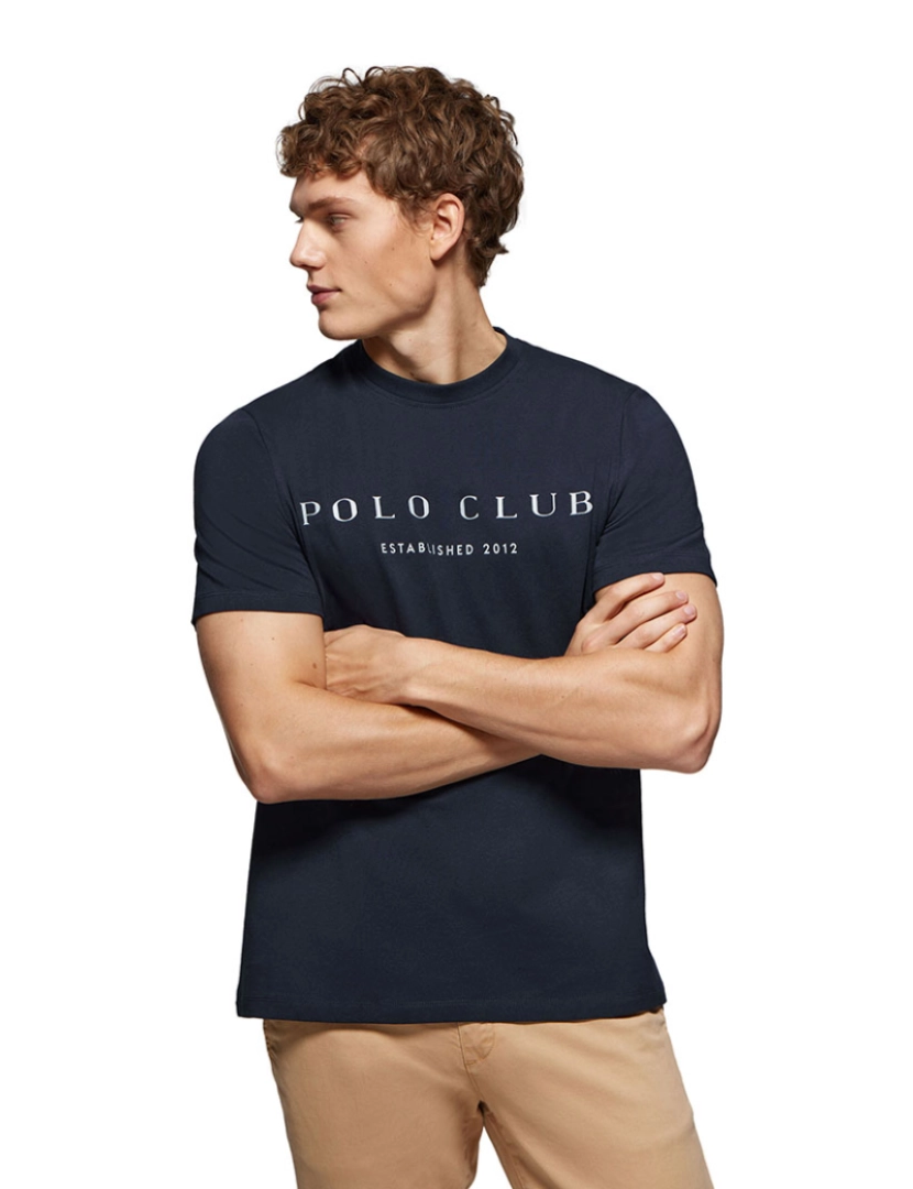 Polo Club - T-Shirt Homem Manga Curta