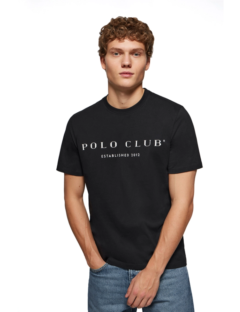 Polo Club - T-Shirt Homem Manga Curta