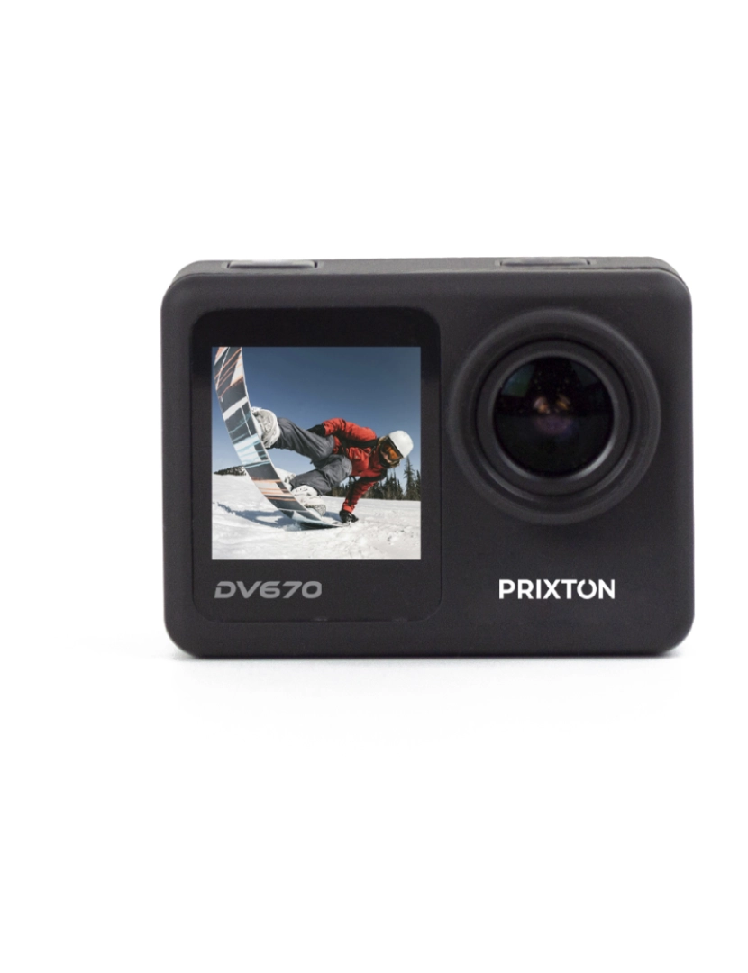 Prixton - Câmera esportiva PRIXTON Multisport Dv670 Dual Screen- 4k - Wifi