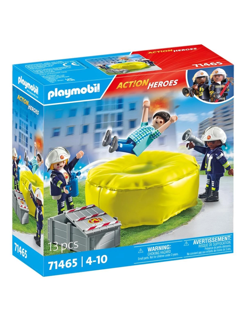 Playmobil - BOMBEIROS COM COLCHÃO 71465