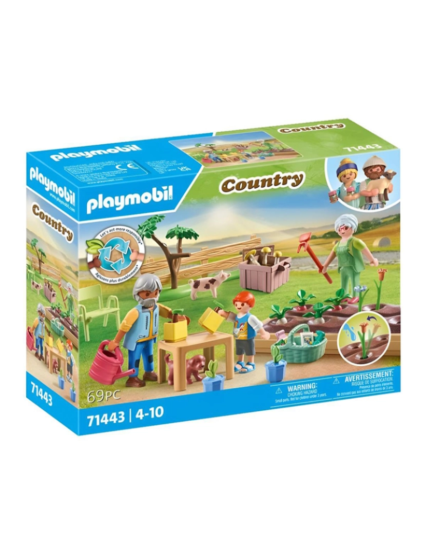 Playmobil - HORTA COM AVÓS 71443