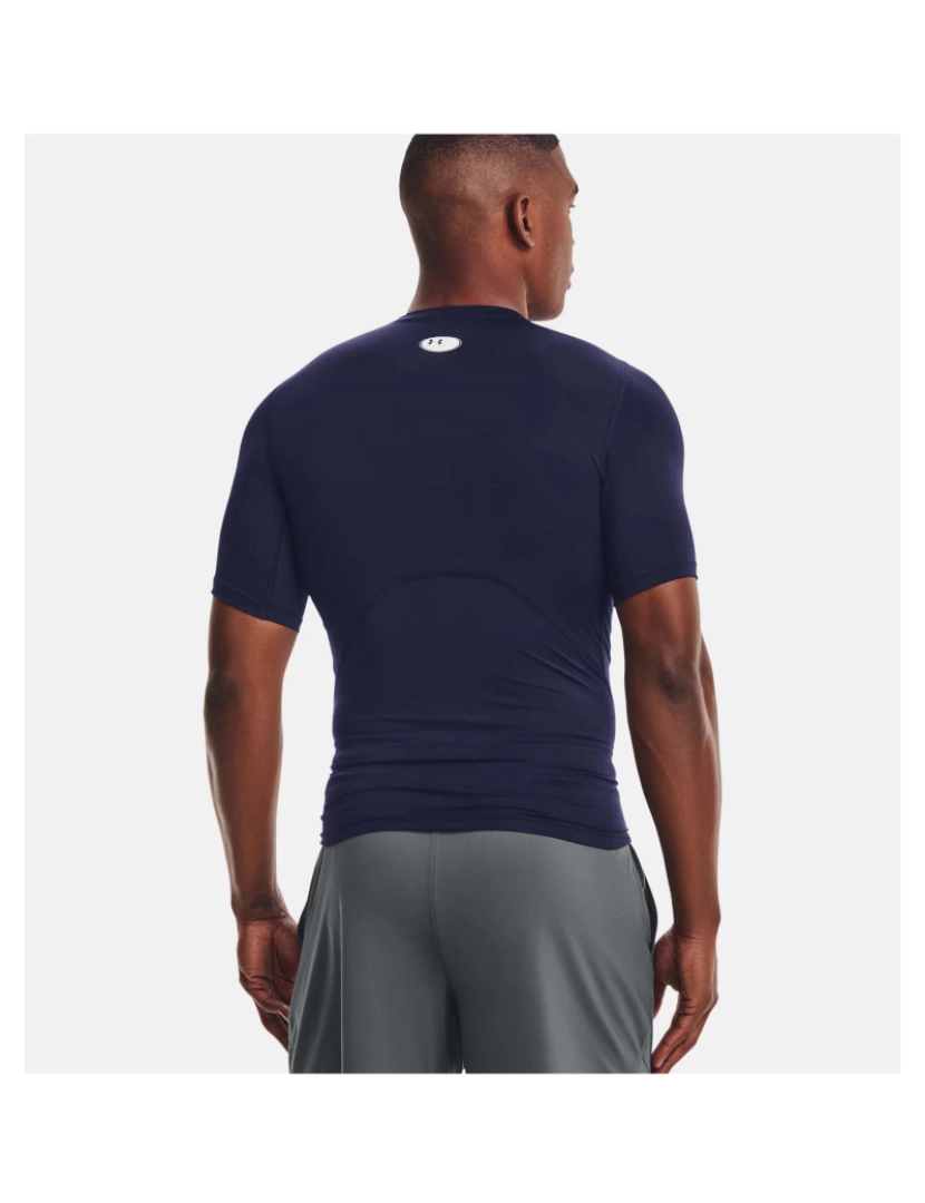 imagem de Under Armour Ua Hg Armor Comp Ss Midnight Navy Camisetas4