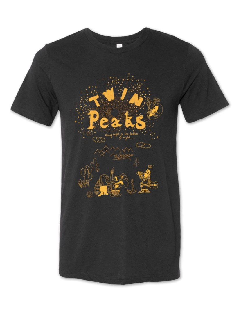 Rockinstone - Camiseta Twin Peaks Lookout Low Stars-S