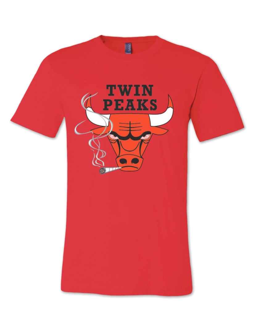 Rockinstone - Camiseta Twin Peaks Red Bulls-S