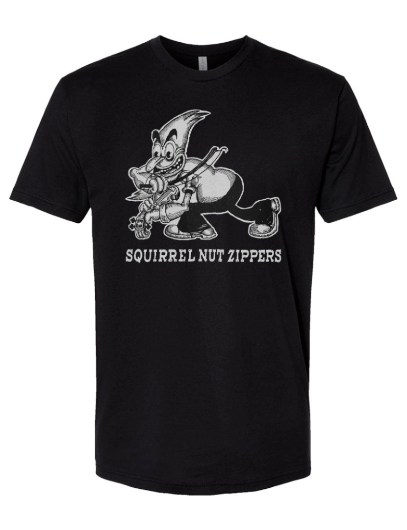 Rockinstone - Camiseta Esquilo Nut Zippers Ghost Fiddle-S