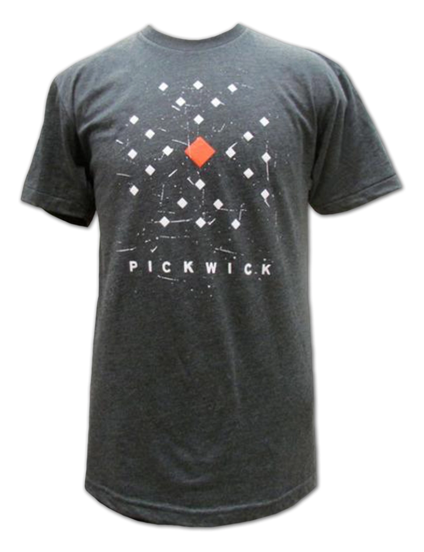 Rockinstone - Camiseta de cartão postal Pickwick Pickwick-S