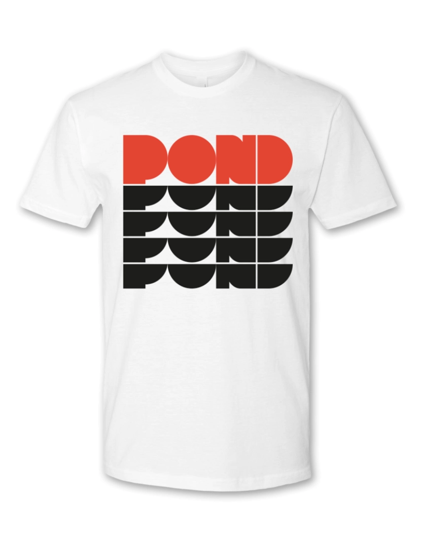 Rockinstone - Camiseta Pond Pond Repeat Logo [BRANCO]-S