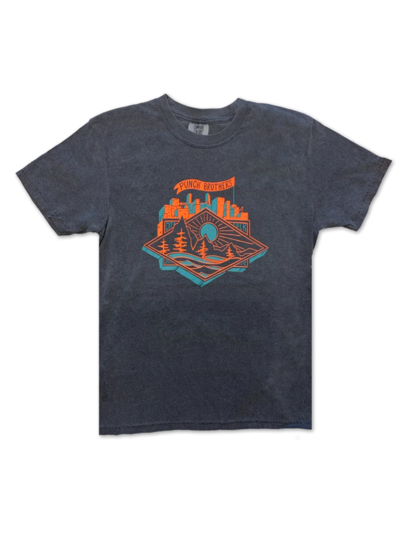 Rockinstone - Camiseta popular da cidade dos Punch Brothers-S