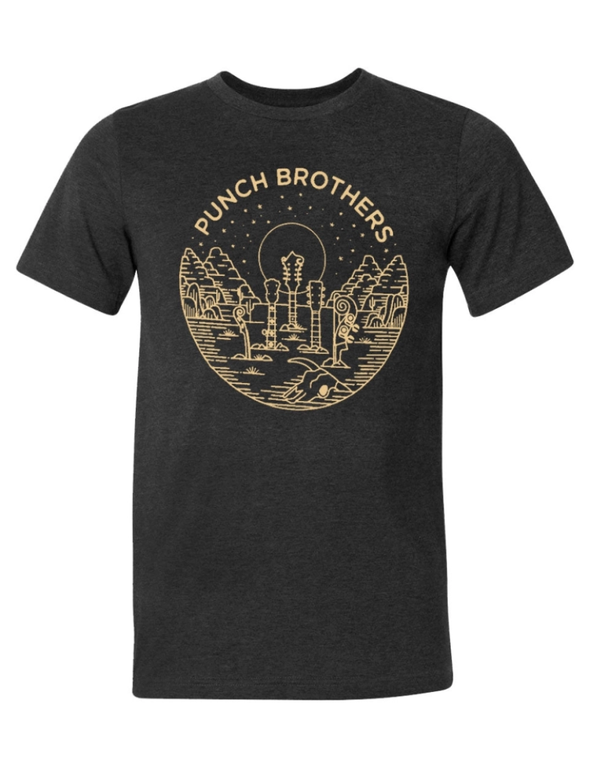 Rockinstone - Camiseta Punch Brothers Desert [CARVÃO]-S